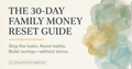The 30-Day Family Money Reset Guide