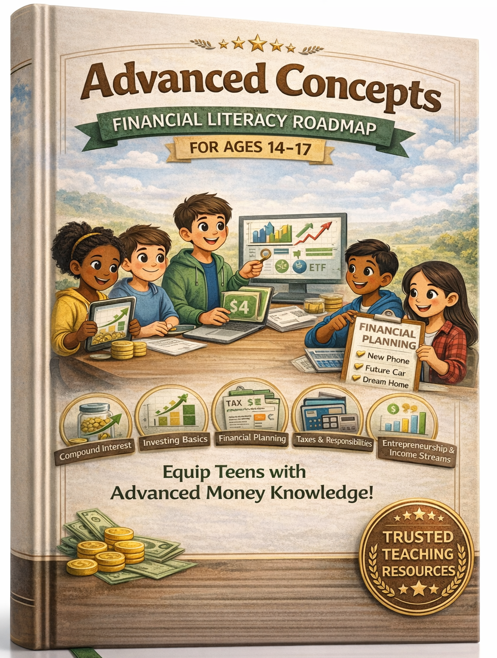 Financial Literacy Roadmap – Advanced Concepts (Ages 14–17): Preparing Teens for Real-World Money, Independence & Responsibility